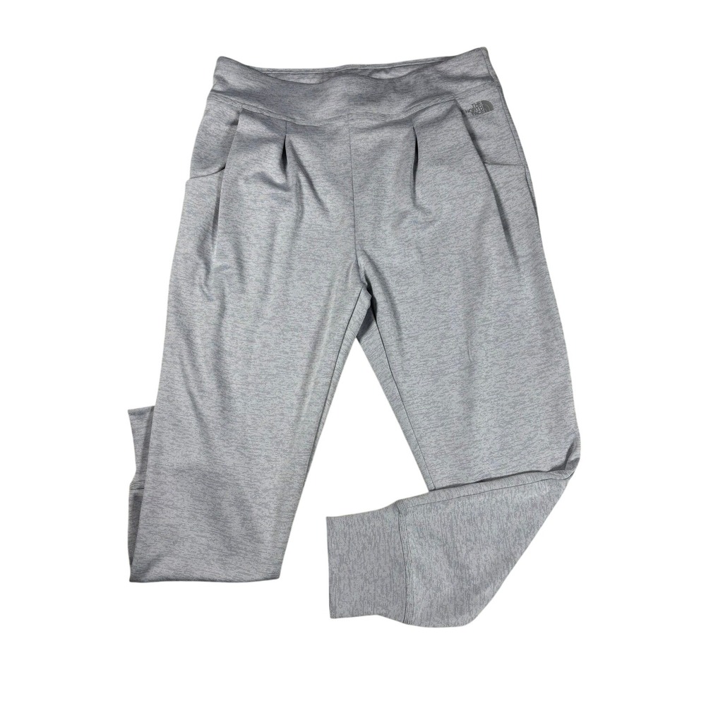 The North Face Women's Grey Heathered Jogger Pants Size L Large Activewear